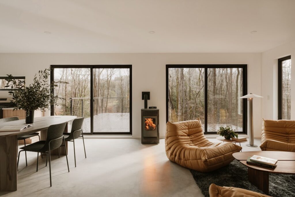 Noble Fir & Pine: Architecting Winter Luxury Through Scent - minimalist winter forest luxury interior